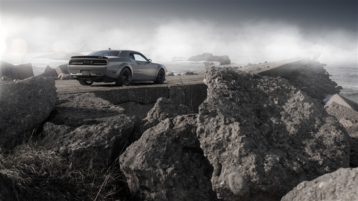 Dodge Challenger SRT Demon Rear 4K