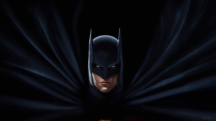 Batman in Black Cape 4K
