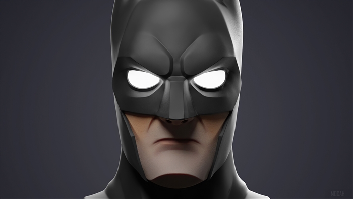 Batman with Glowing Eyes 4K