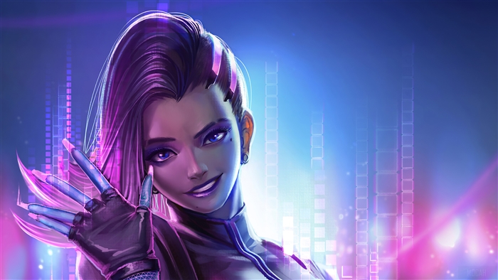 Sombra from Overwatch 4K