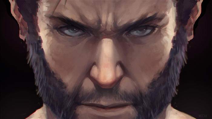 Wolverine Closeup Beard