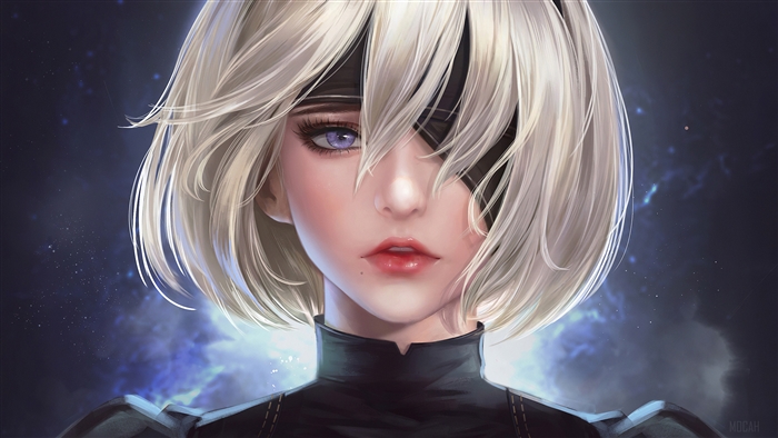 2B from Nier: Automata Fanart 4K