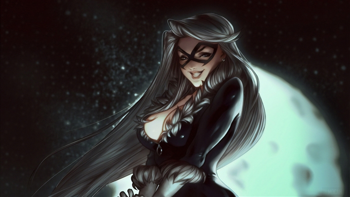 Black Cat from Marvel 4K Art
