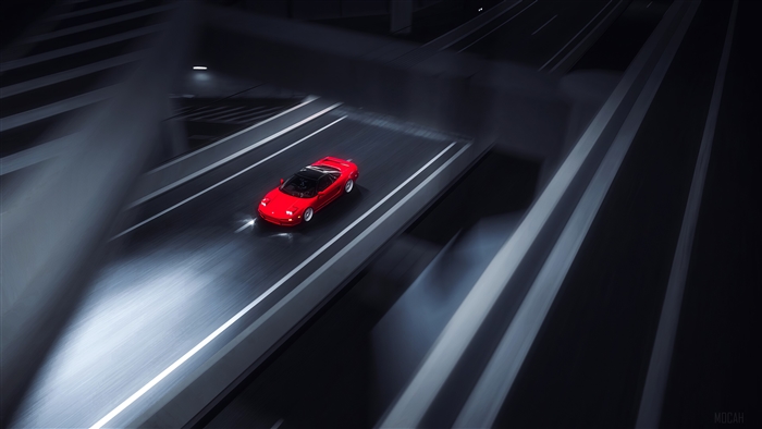 Red Honda NSX from Gran Turismo 4K
