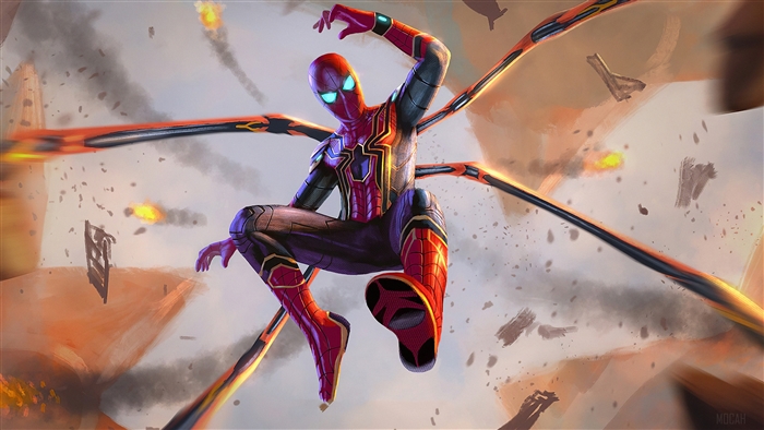 Spider-Man in the Iron Spider Suit 4K