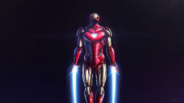 Iron Man Flying 4K