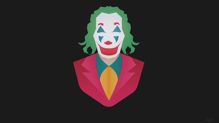 Joker from Joker Movie Minimalism 4K