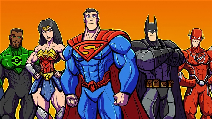 Justice League Heroes Cartoons