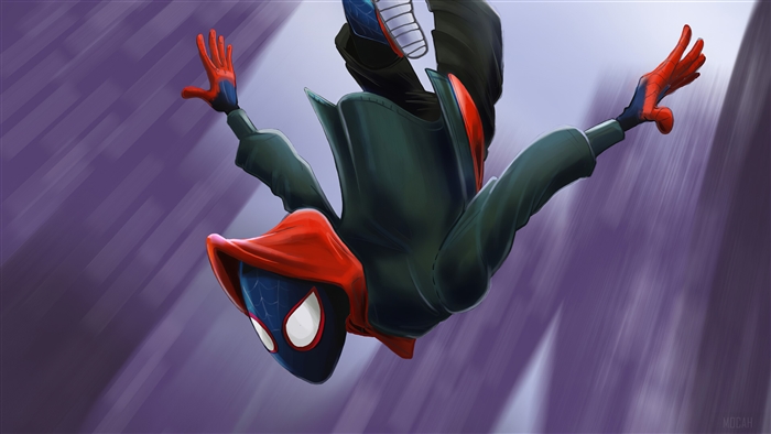 Miles Morales Falling