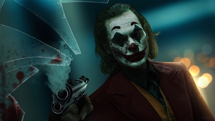 Joker With Gun Art