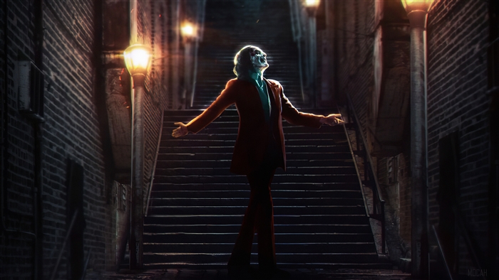 Joker on stairs 4K