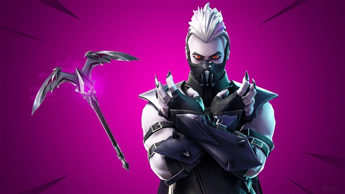Moonrise Pickaxe and Character from Fortnite Chapter 2 4K
