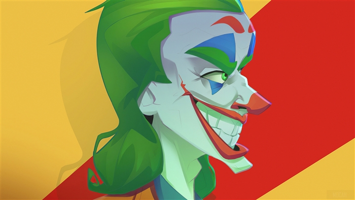 Joker from DC Comics Sketch Art 4K
