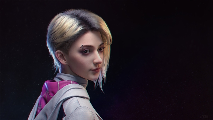 Gwen Stacy CGI Art 4K