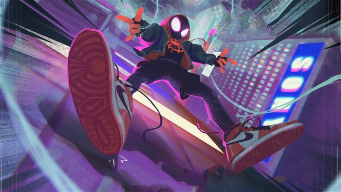 Spider-Man from Spider-Verse in 4K
