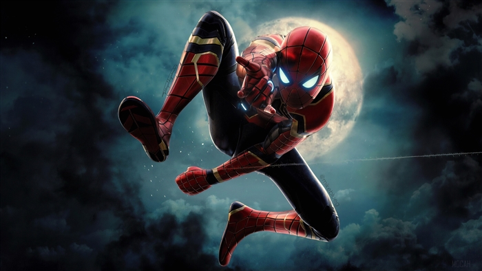 Spider-Man in Iron Spider Suit 4K
