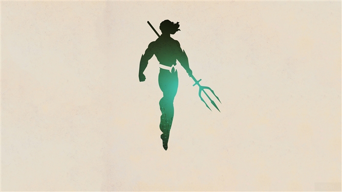 Aquaman from DC Comics Minimal 4K