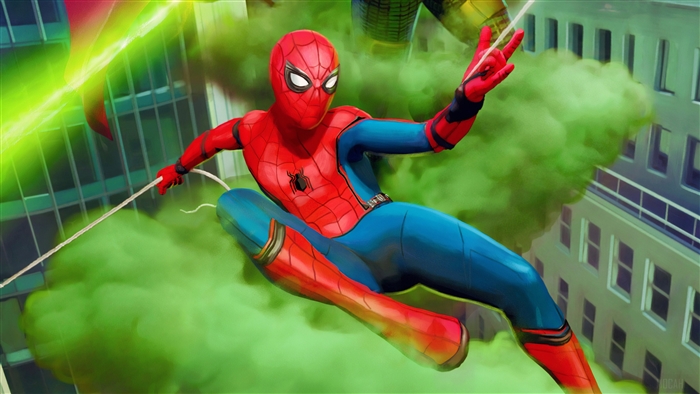 Spider-Man in Green Smoke 4K