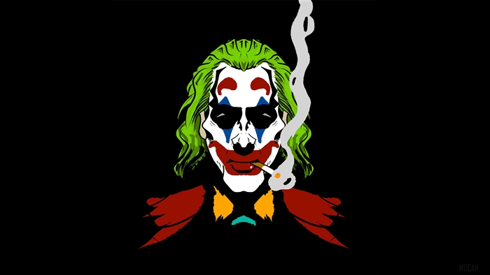 Joker Smoking Cigarette 4K