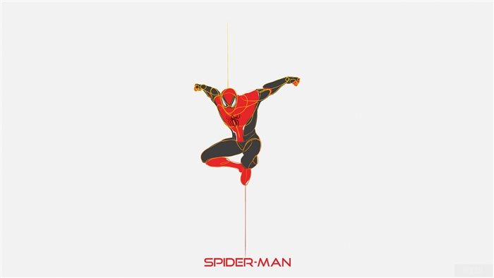 Spider-Man Minimalist Art 4K