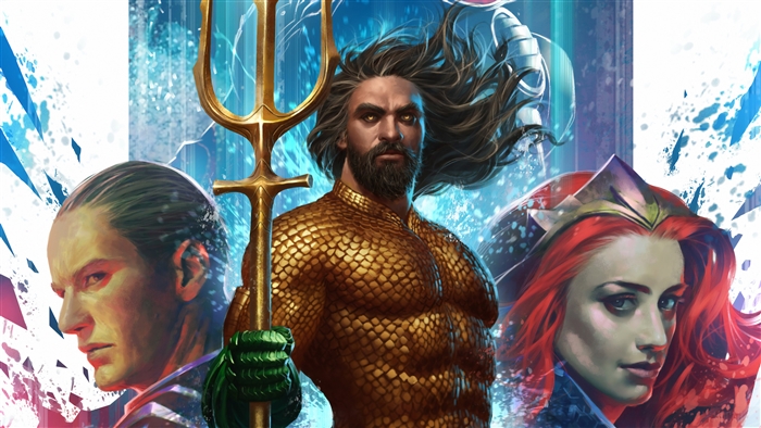 Aquaman, Mera, and Orm from Aquaman 4K