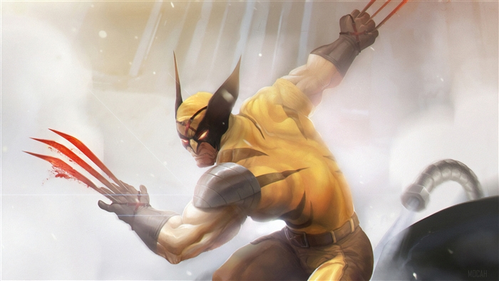 Wolverine with Claws 4K