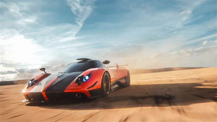 Pagani Zonda in Desert 4K
