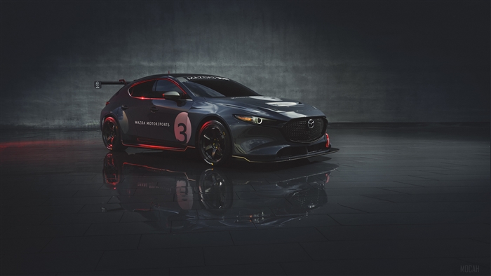 2020 Mazda 3 TCR race car 4K