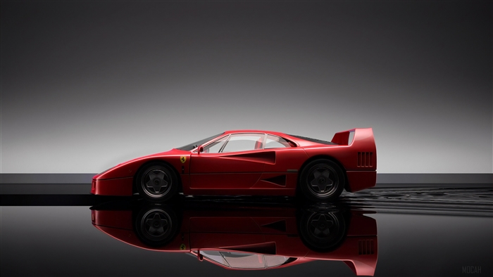 Red Ferrari F40 Sports Car 4K