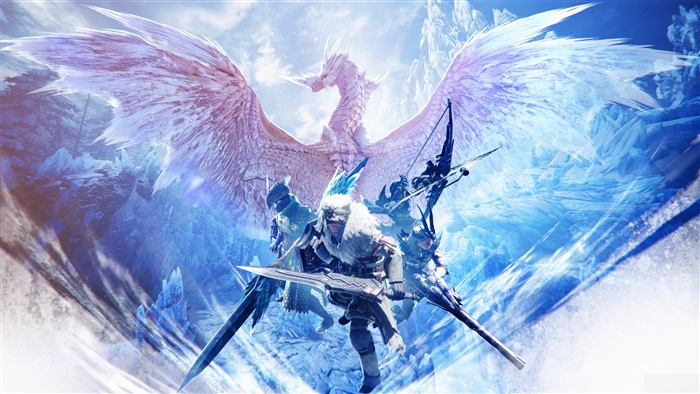 Monster Hunter World Iceborne - Frozen Dragon Clash 4K