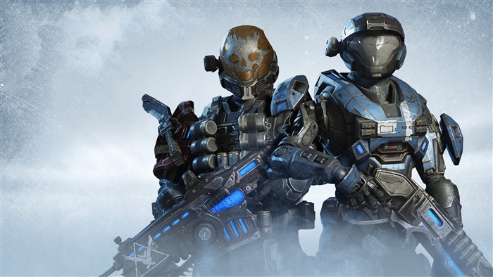 Two Gears 5 characters in armor with weapons