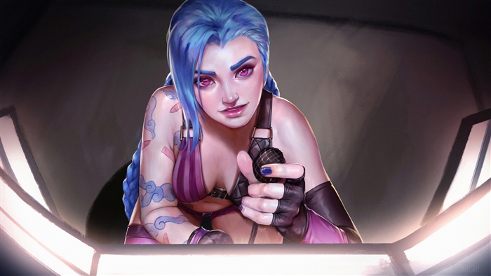 Jinx from League of Legends 4K