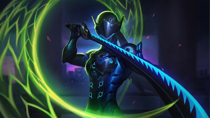 Genji from Overwatch 4K