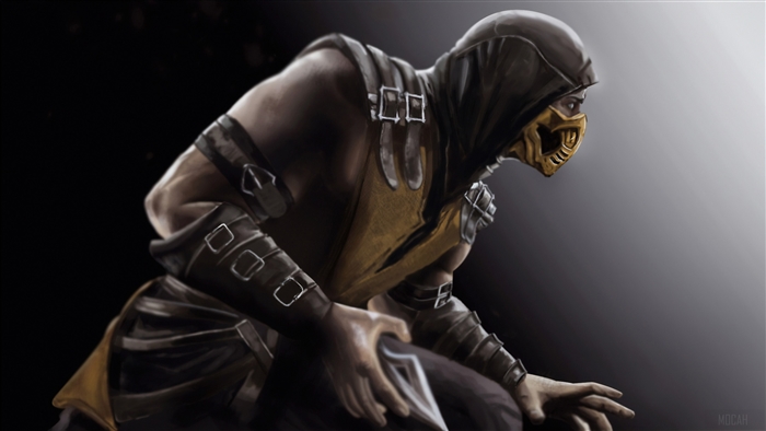 Scorpion from Mortal Kombat X 4K