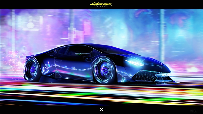Cyberpunk 2077 Lamborghini 4K