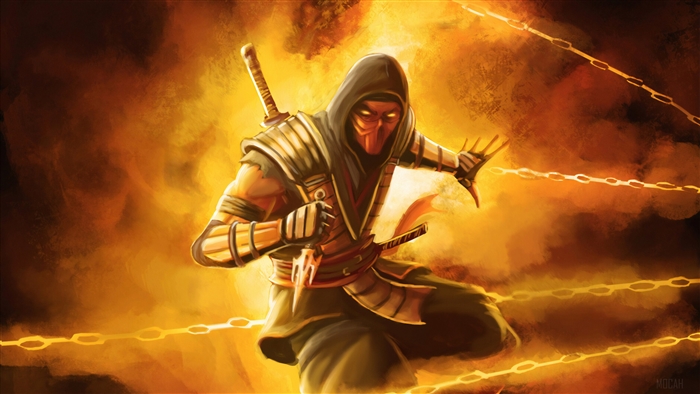 Scorpion from Mortal Kombat 4K