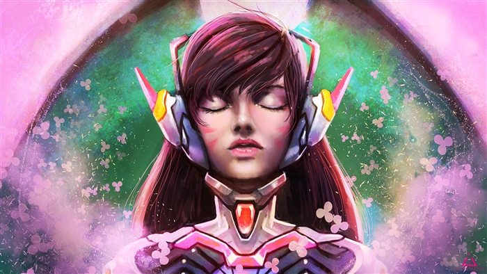 D.Va from Overwatch in 4K
