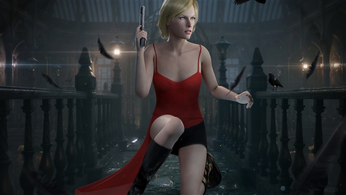 Alice from Resident Evil 4K