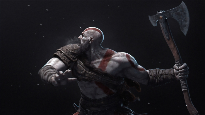 Kratos from God of War 4K