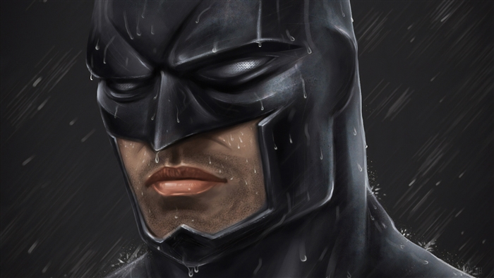 Batman Closeup Art