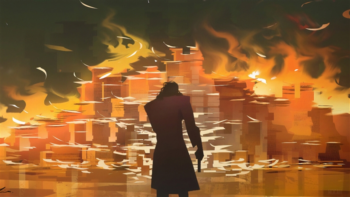 Joker and burning money 4K