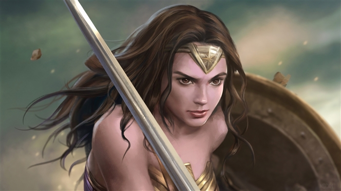 Wonder Woman Warrior Art