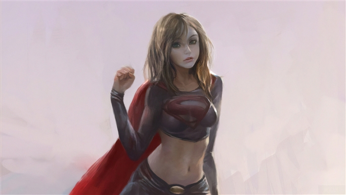 Cute Supergirl 4K