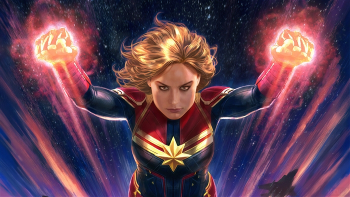 Captain Marvel from Marvel Comics 4K