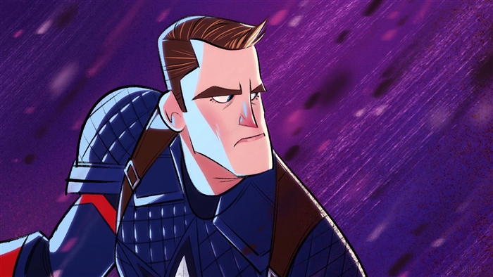 Captain America Cartoonic Art