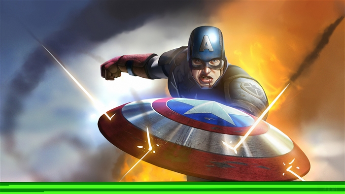 Captain America in Action 4K