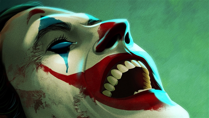 Joker Put On A Happy Face Art 4K