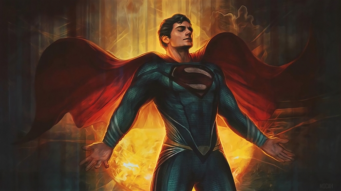 Superman from Man of Steel Art 4K