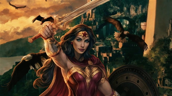 Wonder Woman Real Warrior Art
