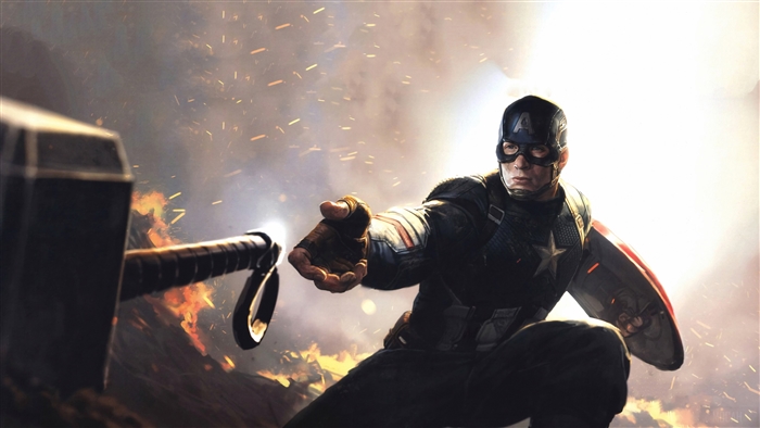 Captain America from Avengers Endgame 4K
